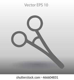 Medical scissors vector illustration
