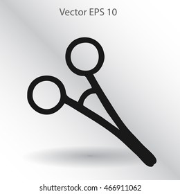 Medical scissors vector illustration
