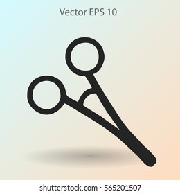 Medical scissors vector illustration