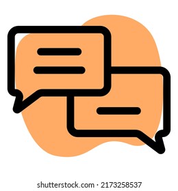Medical scripting service with chat boxes layout