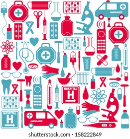 Fondo médico sin fisuras.
