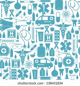 Medical seamless pattern.