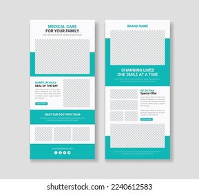 Medical Service Email Marketing Template, Email Promotion Newsletter 