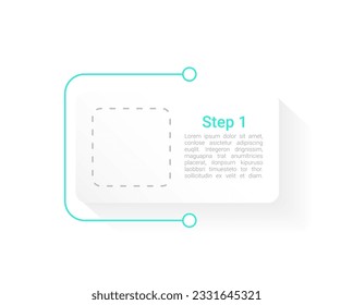 Medical service and healthcare infographic chart design element set. Abstract vector symbols for infochart with blank copy spaces. Instructional graphics kit. Roboto Medium, Light fonts used