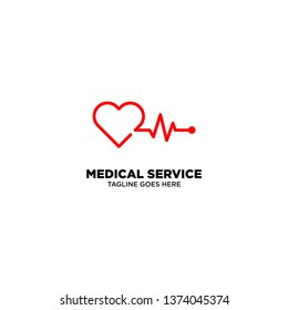 Medical Service logo template, vector illustration - Vector