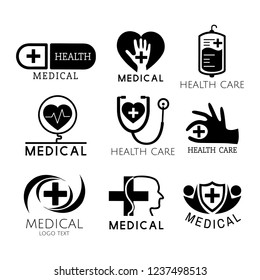 Logos für medizinische Dienste, Vektorset