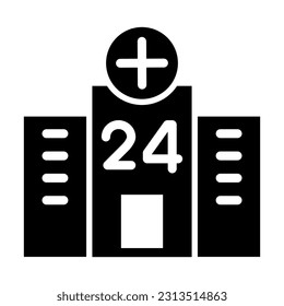 Medical Service Vector Glyph Icon For Personal And Commercial Use.