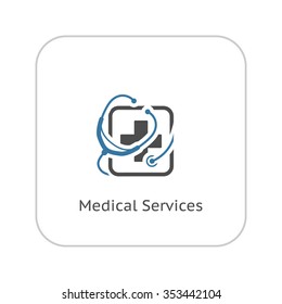 Medical Services Icon. Flat Design Isolated Illustration.