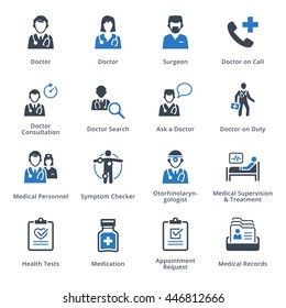 Medical Services Icons Set 3 - Blue Series