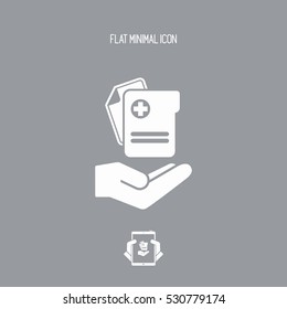 Medical services - Vector flat icon