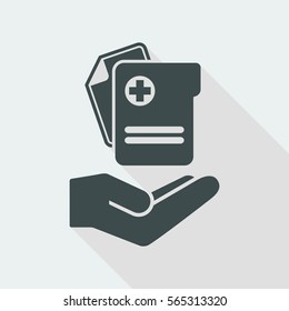 Medical services - Vector flat icon