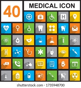 MEDICAL SET ICON , SET ICON