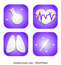 Medical set icon.