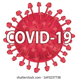 Medical set vector objects, coronavirus quarantine, covid-19