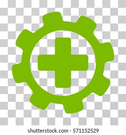 Medical Settings Icon Vector Illustration Style Stock Vector (Royalty ...