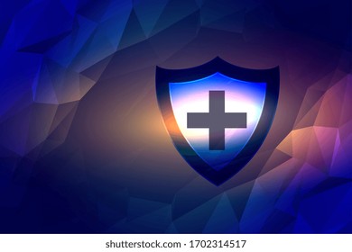 medical shield for germs and virus protection