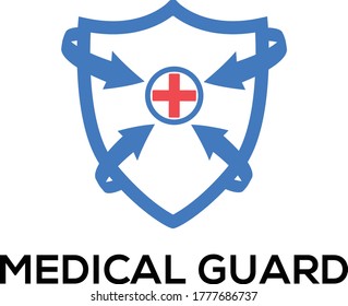 Medical Shield Health Guard Protection Logo Icon