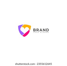 icono de la plantilla de diseño del logotipo del escudo médico