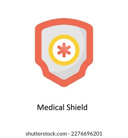 Iconos planos vectoriales médicos. Material gráfico simple