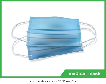 Medical shielding bandage isolated on white.