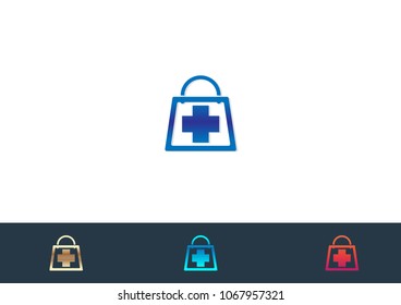 Medical Shop Icon Logo Design Element