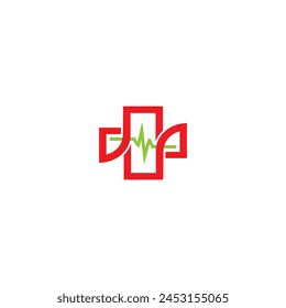 medical sign, health, health logo, healthcare logo, ecg, wellness logo, hospital care logo	
