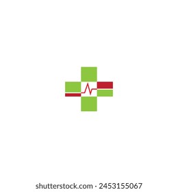 medical sign, health, health logo, healthcare logo, ecg, wellness logo, hospital care logo	
