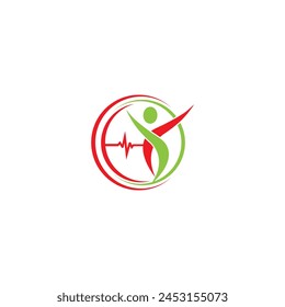 medical sign, health, health logo, healthcare logo, ecg, wellness logo, hospital care logo	
