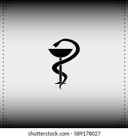 Medical sign icon.