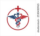 medical sign set,medical Cross,Caduceus Medical symbol 