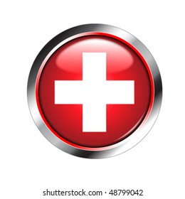 medical sign shiny button (more buttons in portfolio)