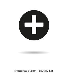 Medical sign. Medical vector icon. Flat design style.