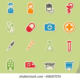 Medical simply symbol for web icons and user interface