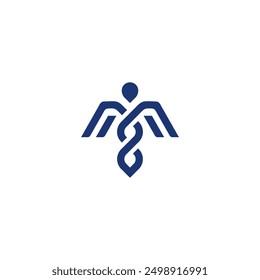 Medical Snake Caduceus logo design. Vector illustration modern Medical Snake Caduceus. modern logo design vector icon template.