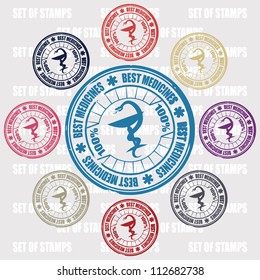 medical snake stamp