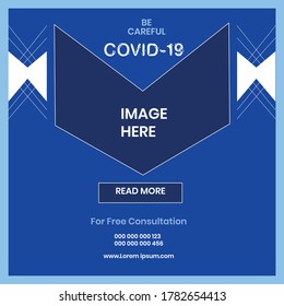 medical social media banner template