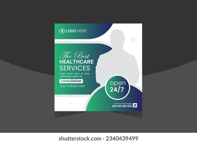 medical social media post design instragram post template.