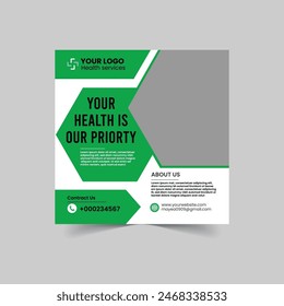 Medical social media post design
