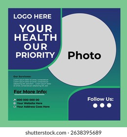 Medical Social Media Post is Designed for business Promotion.