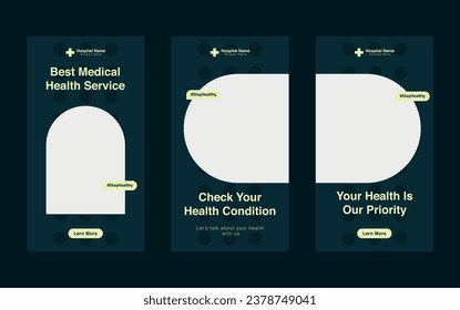 Medical Social Media Post Template, Editable Healthcare Social Media Banner Template. Social media post design free vector. Anyone can use This Design Easily,Banner,Poster,story