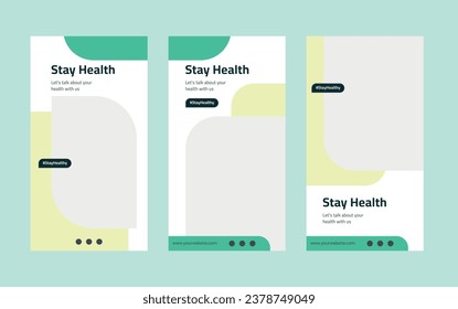 Medical Social Media Post Template, Editable Healthcare Social Media Banner Template. Social media post design free vector. Anyone can use This Design Easily,Banner,Poster,story