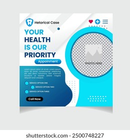 medical social media post template