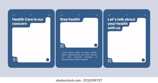 Medical Social Media Post Template, Editable Healthcare Social Media Banner Template. Social media post design free vector. Anyone can use This Design Easily,Banner,Poster,Instagram story