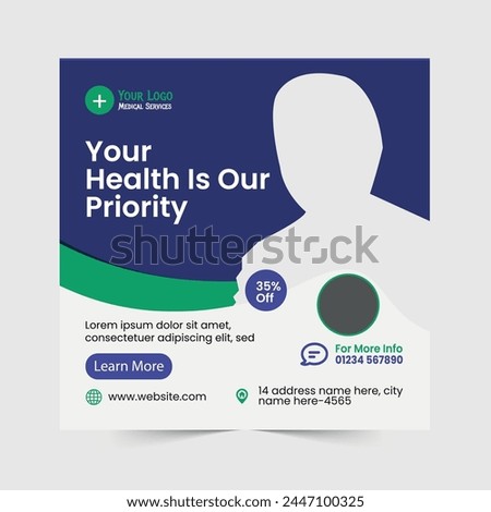 Medical Social Midea Post Template