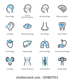 Medical Specialties Icons Set 1 - Sympa Series