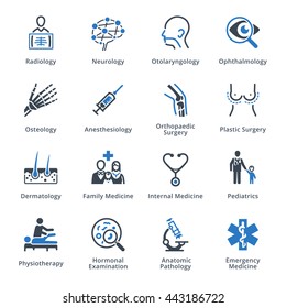 Medical Specialties Set 3 - Blue Series