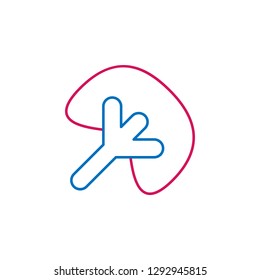 Medical, spleen colored icon. Element of medicine illustration. Signs and symbols icon can be used for web, logo, mobile app, UI, UX