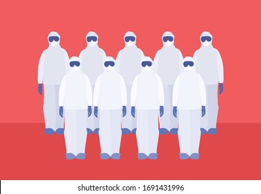 medical staff during an epidemic