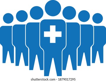 medical staff icon. medical team icons Element of medicine icon. Premium quality graphic design. Signs, outline symbols collection icon for websites, web design, mobile app on white background
