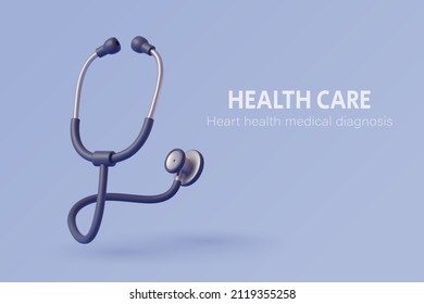Medical Stethoscope for doctors. wellness and online healthcare concept. - Shutterstock ID 2119355258